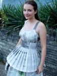 instructables Newspaper Dress